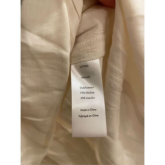 Elizabeth & James
Gabby Deep V-Neck Ruched Top, Ivory - Picture 7 of 7